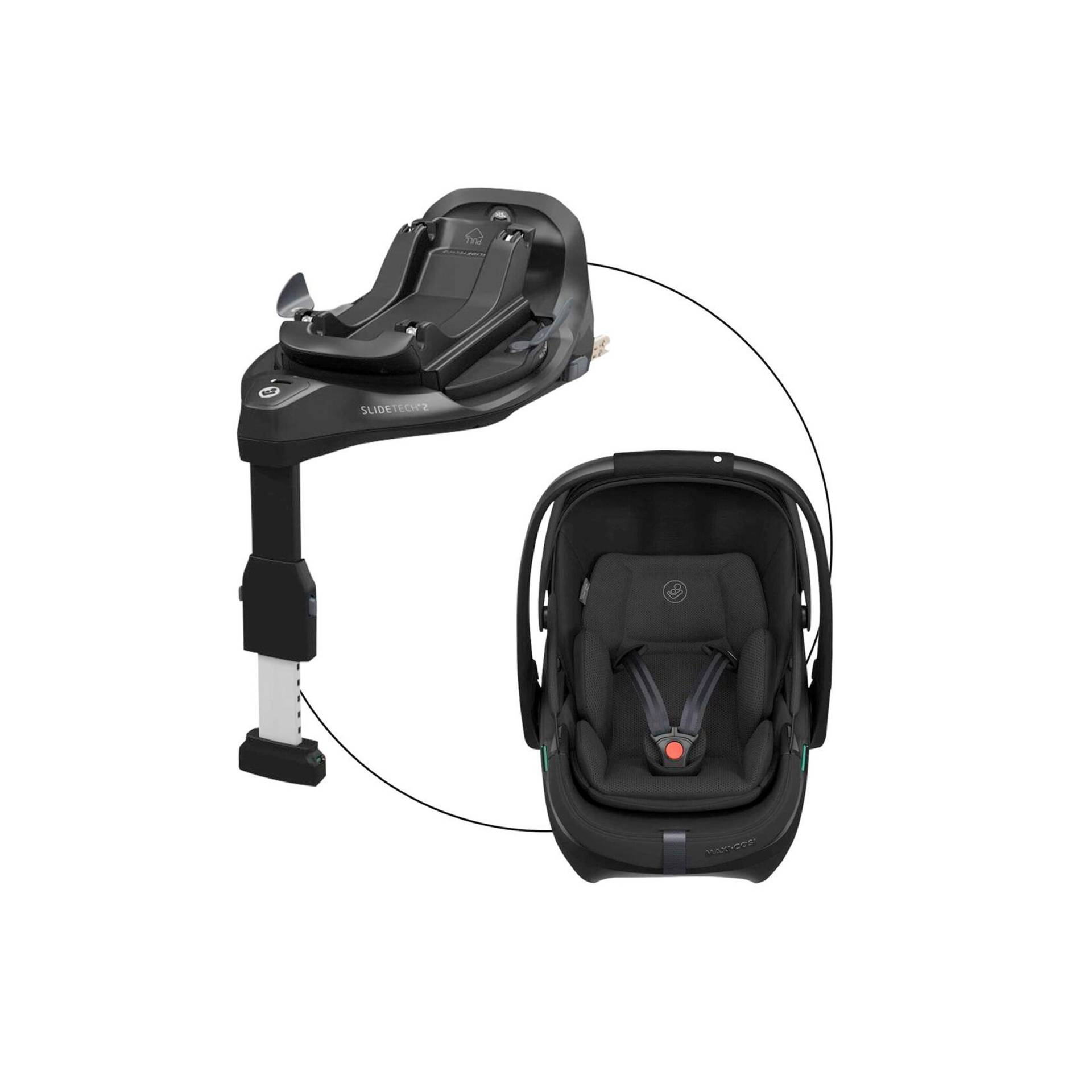 Maxi-Cosi Premium Babyschale Coral Slide Pro inkl. Isofix-Basis Maxi-Cosi Premium Babyschale Coral Slide Pro inkl. Isofix-Basis von Maxi-Cosi