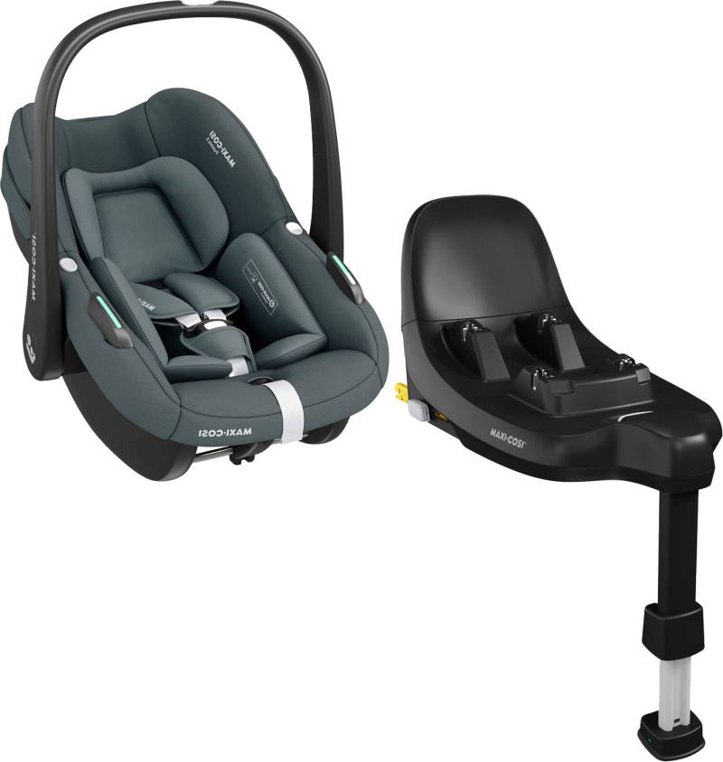 Maxi-Cosi Pebble S Babyschale inkl. FamilyFix S Basis, Tonal Graphite von Maxi-Cosi