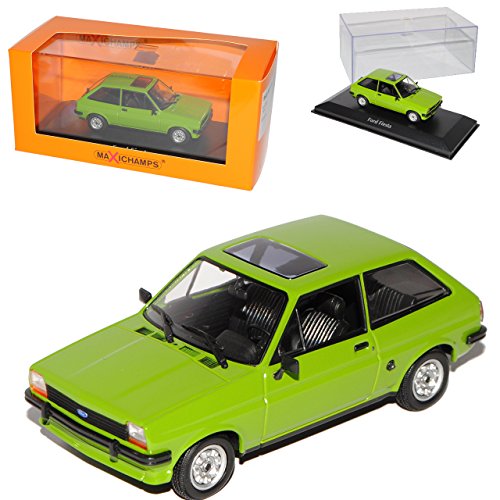 Ford Fiesta 1. Generation 3 Türer Grün 1976-1983 1/43 Minichamps Maxichamps Modell Auto mit individiuellem Wunschkennzeichen von Maxichamps Minichamps