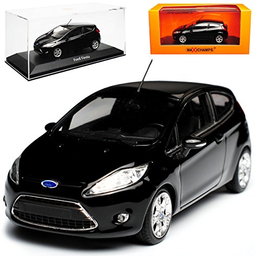 Ford Fiesta JA8 3 Türer Schwarz 7. Generatinon 2008-2017 1/43 Minichamps Maxichamps Modell Auto von Maxichamps Minichamps