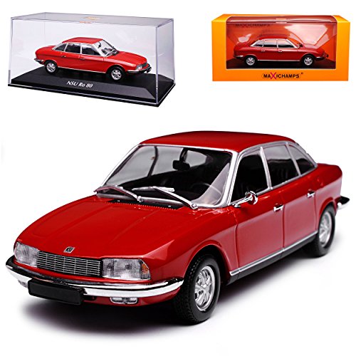 NSU RO80 Limousine Derby Rot II 1967-1977 1/43 Minichamps Maxichamps Modell Auto von Maxichamps Minichamps