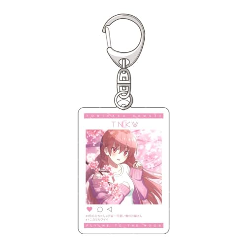 Fly Me to The Moon Manga Schlüsselanhänger Tsukasa Yuzaki Anime Chibi Figur Anhänger Acryl Schlüsselanhänger Für Fans Sammlung 6cm Keychain (C) von MayDee