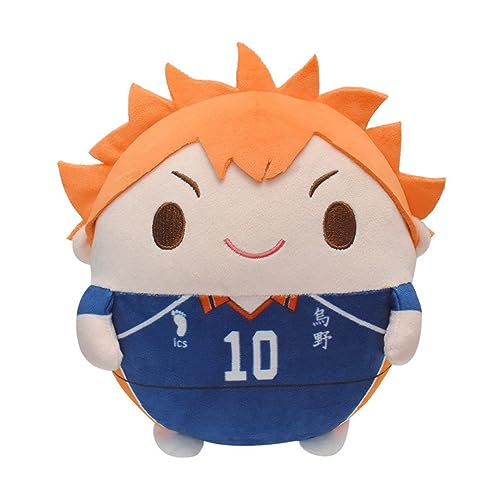 MayDee Anime Haikyuu Plüschtiere 20cm/7.8in, Anime Figur Plüsch Puppe Für Kinder Teens Niedlich Rundes Plüsch Spielzeug Für Dekoration (Shoyo Hinata) von MayDee