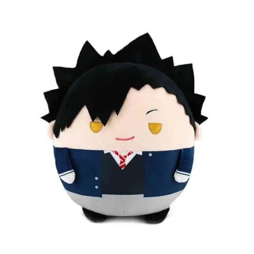 MayDee Anime Haikyuu Plüschtiere 23cm/9in, Anime Haikyu Figur Plüsch Puppe Für Kinder Teens Niedlich Rundes Plüsch Spielzeug Für Dekoration (Tetsurou kuroo) von MayDee