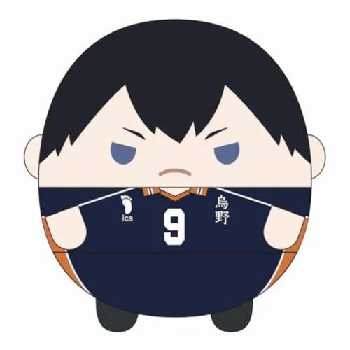 MayDee Anime Haikyuu Plüschtiere 23cm/9in, Anime Haikyu Figur Plüsch Puppe Für Kinder Teens Niedlich Rundes Plüsch Spielzeug Für Dekoration (Kageyama tobio) von MayDee