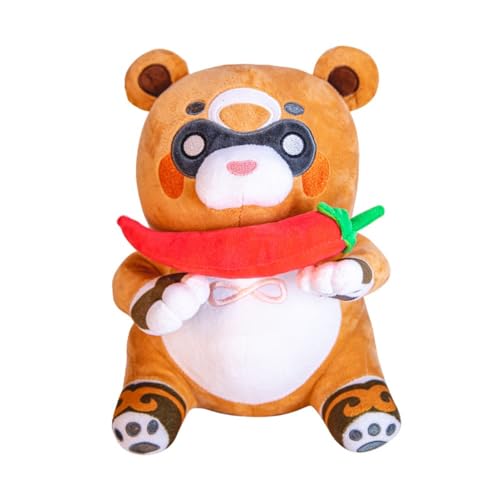 MayDee Genshin Figur Guoba Plüschtiere 30cm, Anime Figure Marchosius Puppen Fans Kinder Geschenke Zimmer Party Dekoration, Genshin Plush Weiche Stoffpuppe von MayDee