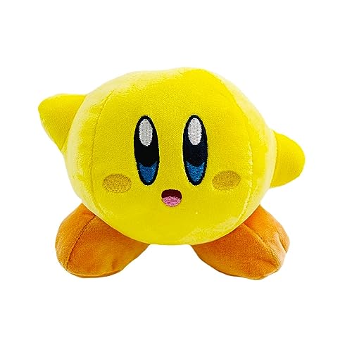 MayDee Kirby Plüschtiere, Anime Figur Kirby Plüsch Puppe 15cm, Mehrfarbig Kirby Plusch Spielzeug Soft Toys Für Kinder Teens Geschenke Couch Zimmer Party Halloween Dekorationen (B) von MayDee