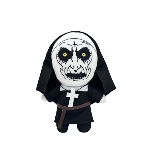 MayDee Nun Plüschtier Nun Plush Puppe Süßer Cartoon Plush Doll Deko Geschenk for Kinder Teens Weich Bequem Gruseliges Spielzeug von MayDee