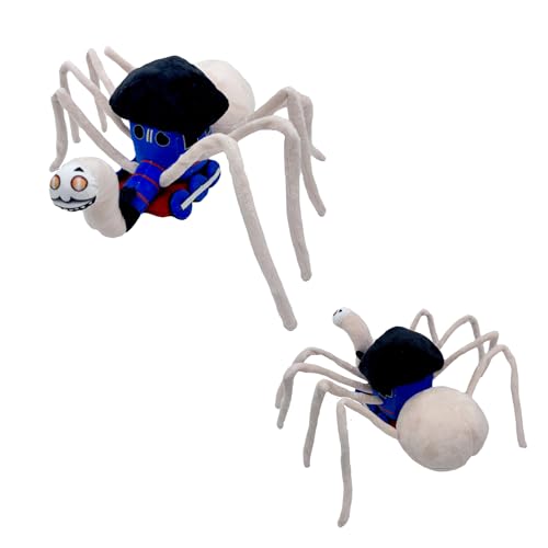 MayDee Train Spider Thomas Plush Puppe Süßer Spider Plüschtier Deko Geschenk for Kinder Teens Geschenk 36cm von MayDee