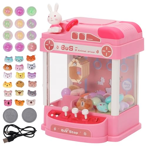 Maycoly Mini Greifmaschine Candy Doll mit 10 Puppen und 10 Kapseln,Musik Klauenspielmaschine,Kaninchen-Puppenautomat,Stofftiere Vending Claw Machine für Kinder ab 3 Jahren Maycoly Mini Greifmaschine Candy Doll mit 10 Puppen und 10 Kapseln,Musik Klauenspielmaschine,Kaninchen-Puppenautomat,Stofftiere Vending Claw Machine für Kinder ab 3 Jahren von Maycoly