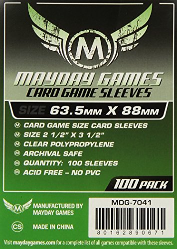 maydaygames – 100 schützt Karten Format Standard 63,5 x 88 mm (7041) von Mayday Games