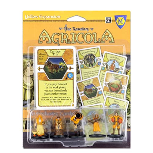 Mayfair Games Europe MFG72257 Agricola Game Expansion: Yellow (5 Figures), Mehrfarbig von WizKids