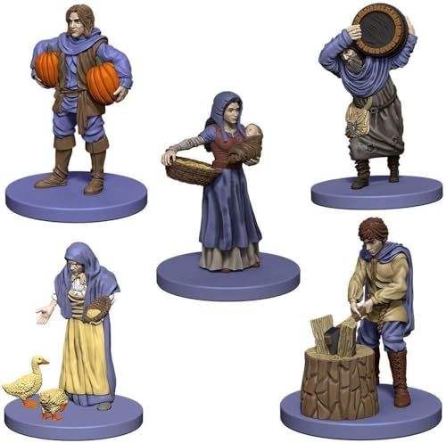 Mayfair Games Europe MFG72869 Agricola Game Expansion: Purple (5 Figures), Mehrfarbig von WizKids