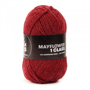 Mayflower 1 Class Garn Unicolor 02 Portwein von Mayflower