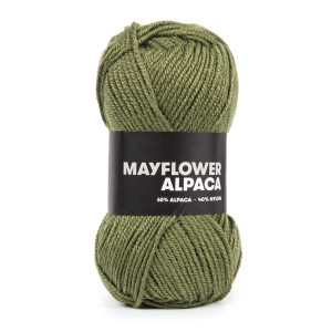 Mayflower Baby Alpaca Garn 16 Pestogrün von Mayflower