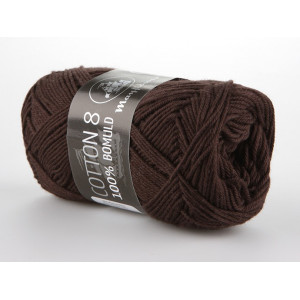 Mayflower Cotton 8/4 Garn Unicolor 1436 Dunkelbraun von Mayflower