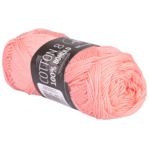 Mayflower Cotton 8/4 Garn Unicolor 1448 Pfirsich hell von Mayflower