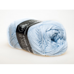 Mayflower Cotton 8/4 Garn Unicolor 1479 Hellblau von Mayflower