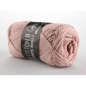 Mayflower Cotton 8/4 Garn Unicolor 1489 Støvet Rosa von Mayflower