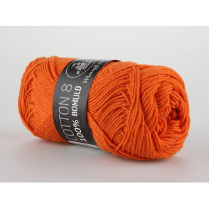 Mayflower Cotton 8/4 Garn Unicolor 1494 Dunkelorange von Mayflower