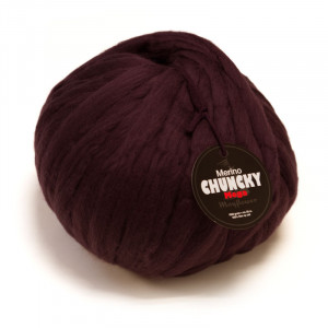 Mayflower Mega Chunky Garn Unicolor 1008 Aubergine von Mayflower