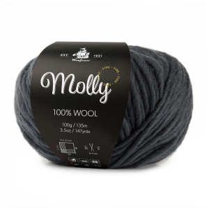 Mayflower Molly Fine Garn 18 Grau Schwarz von Mayflower