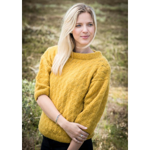 Mayflower Pullover mit Spitzenmuster - Strickvorlage mit Kit Pullover - Large von Mayflower