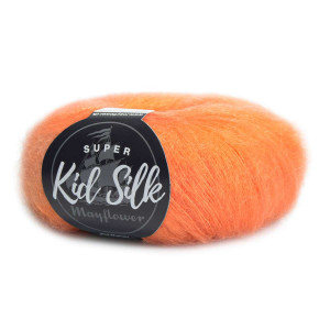 Mayflower Super Kid Silk Garn Unicolor 108 Mandarin von Mayflower