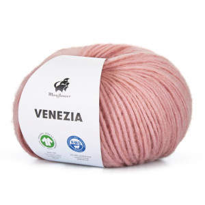 Mayflower Venezia Garn Unicolor 029 Erdbeere Eiscreme von Mayflower