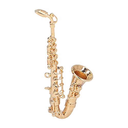 Mayueri Mini-Saxophon-Modell aus Messing, Exquisites Musikinstrument-Ornament von Mayueri