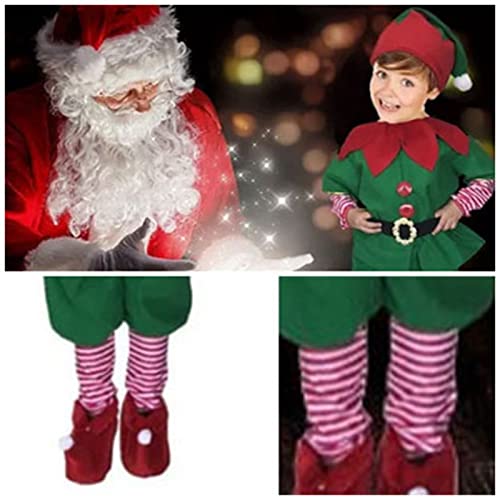 Mayueri Weihnachten Elf Anzug Gürtel Hut Elf Weihnachten Kostüme Kind Santa Buddy Frohe für Junge Mädchen Cosplay Leistung von Mayueri