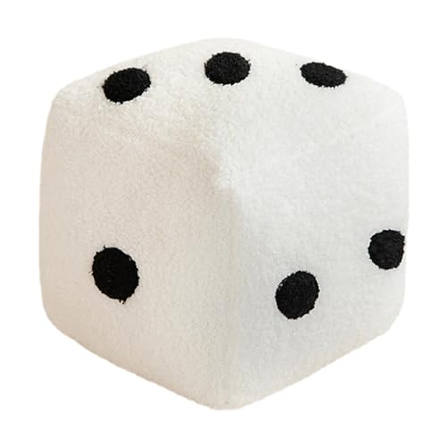 Fuzzy Dice – Plüsch-Würfelkissen-Zubehör, klassische Retro-Auto-Dekoration, lustige Auto-Innendekoration, weiche Plüschwürfel, langlebige Dekoration, Auto-Würfel, Ornament für Kinder, Erwachsene, von Mbiyhgta