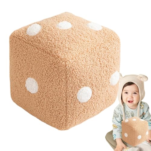 Fuzzy Dice – Plüsch-Würfelkissen-Zubehör, klassische Retro-Auto-Dekoration, lustige Auto-Innendekoration, weiche Plüschwürfel, langlebige Dekoration, Auto-Würfel, Ornament für Kinder, Erwachsene, von Mbiyhgta