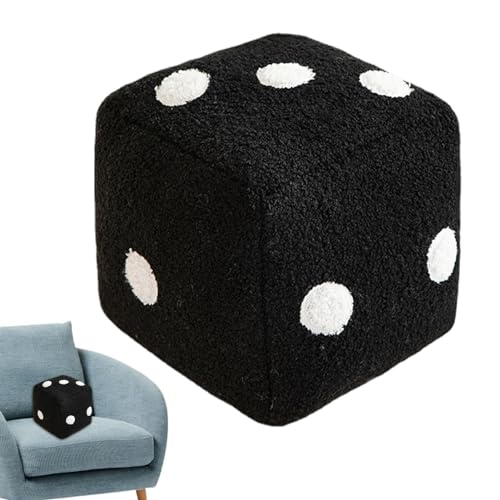 Fuzzy Dice – Plüsch-Würfelkissen-Zubehör, klassische Retro-Autodekoration | Lustige Auto-Innenraum-Würfel aus weichem Plüsch, langlebige Dekoration, Auto-Würfel-Ornament für Kinder und Erwachsene, LKW von Mbiyhgta