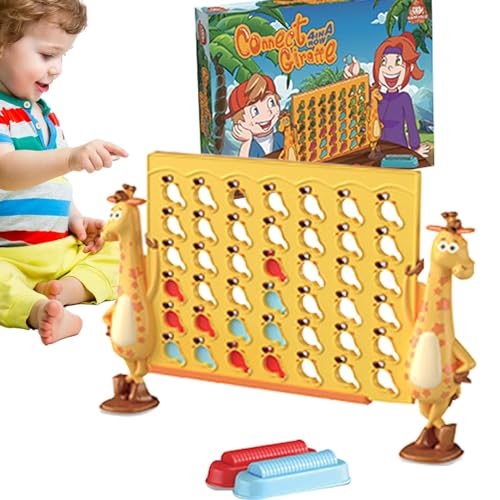 Giraffen-Spielbrett, handgemachtes Brettspiel - Giraffen-Design, Outdoor-Party-Spiele, Spielzeug - Brain Teaser-Puzzle, frühes Lernen, pädagogische Feinmotorik, Eltern-Kind-Interaktion, wiederverwendb von Mbiyhgta
