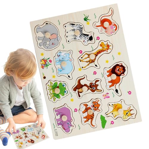 Knopfpuzzles,Steckpuzzles,Pädagogisches Vorschul-Steckpuzzle-Spielzeug - -Lernpuzzles STEM-Lernspielzeug für frühes Lernen für und Kinder von Mbiyhgta