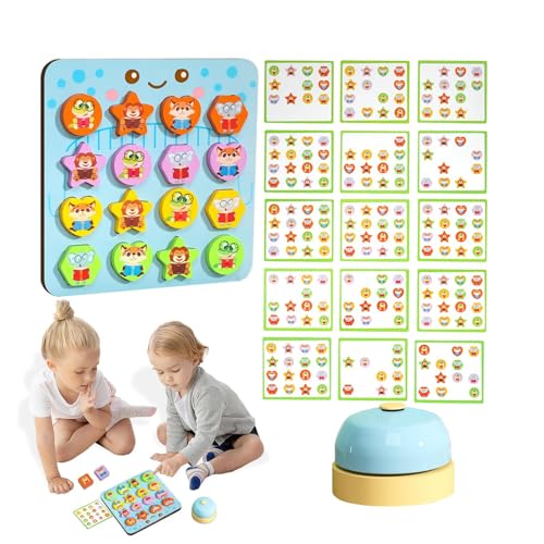 Lernpuzzle für Kinder, passendes Formpuzzle für Kleinkinder - 3D-Tierfrucht-Lernpuzzle,Puzzle für die frühe Bildung, sensorisches Holzspielzeug für Kinder, und Mädchen von Mbiyhgta