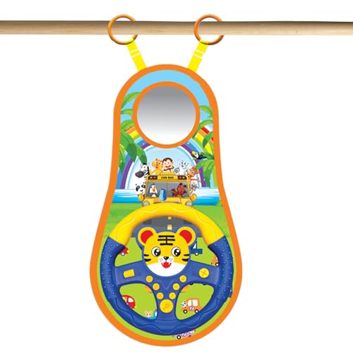 MBIYHGTA Children's Wheel für Autositze, simuliertes Autorad | 360-Grad-Drehung Verarbeitung Lenkradspielzeug, simuliertes Lenkradspielzeug mit Musik, Baby Autospielzeug für Simulati MBIYHGTA Children's Wheel für Autositze, simuliertes Autorad | 360-Grad-Drehung Verarbeitung Lenkradspielzeug, simuliertes Lenkradspielzeug mit Musik, Baby Autospielzeug für Simulati von Mbiyhgta