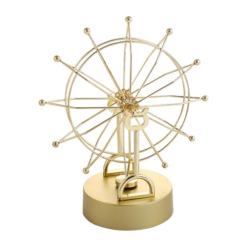 Perpetual Motion Riesenrad – Magnetisches kinetisches Spielzeug, Desktop-Bewegungsskulptur | Kreative Büro-Schreibtischdekoration, Riesenrad, drehbares Perpetuum-Motion-Modell zum Stressabbau und zur von Mbiyhgta