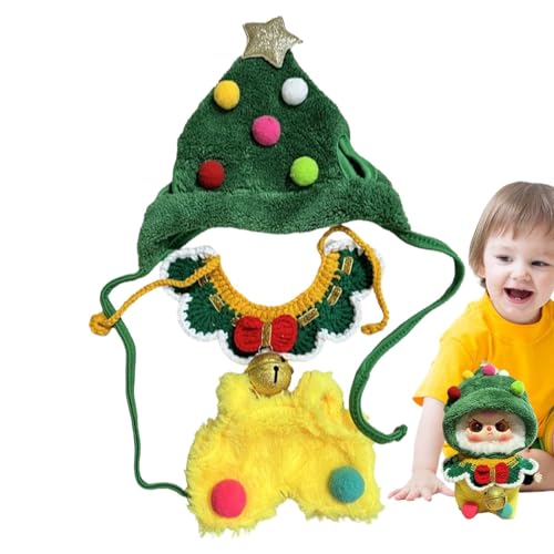 Weihnachtspuppenkleidung,Figurenpuppenkleidung | Figur Puppe Sammlerstück Puppenkleidung | Modischer Puppenanzug, dekorative Sammlerpuppenkleidung für , Mädchen und Erwachsene von Mbiyhgta