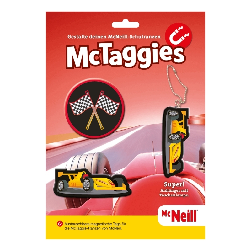 McNeill McTaggies Set 3tlg. Racecar von Mc Neill