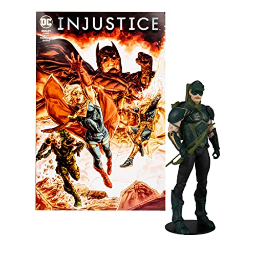 DC Direct - Page Punchers 7" Figure with Comic - Injustice 2 - Green Arrow von McFarlane