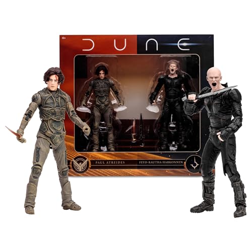 McFarlane Dune: Teil 2 Actionfiguren 2er-Pack Paul Atreides & Feyd-Rautha Harkonnen 18 cm von McFarlane