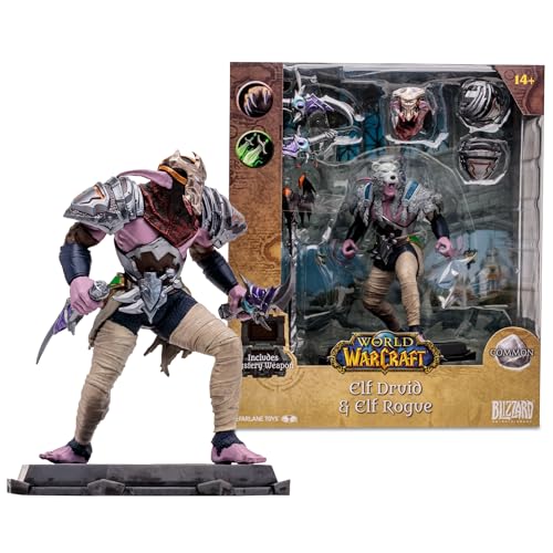 McFarlane World of Warcraft Actionfigur Night Elf: Druid/Rogue 15 cm von McFarlane