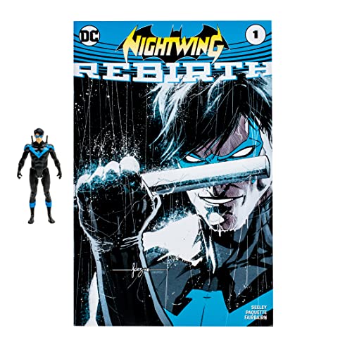 DC Direct Page Punchers Actionfigur & Comic Nightwing (DC Rebirth) 8 cm von McFarlane