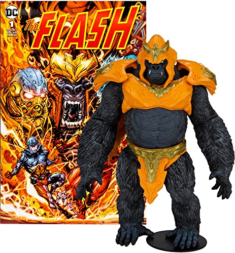 DC Direct Page Punchers Megafigs Actionfigur & Comic Gorilla Grodd (The Flash Comic) 30 cm von McFarlane