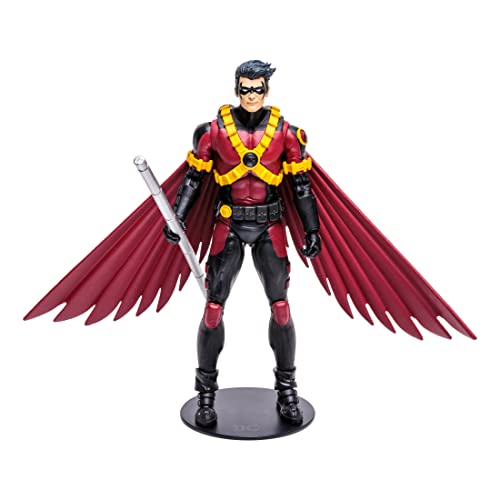 McFarlane DC Multiverse Actionfigur Red Robin 18 cm, Mehrfarbig, 15251 von McFarlane