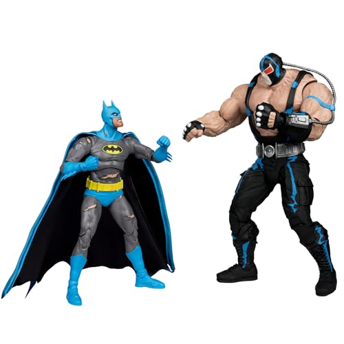 DC Multiverse - Batman Knightfall - 17,8 cm Batman vs Bane Actionfigur 2er-Pack mit Megafig von McFarlane