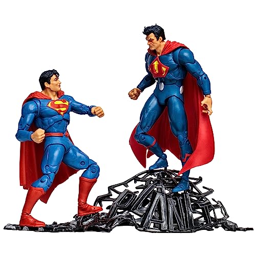 DC Multiverse Multipack Actionfigur Superman vs Superman of Earth-3 (Gold Label) 18 cm von McFarlane