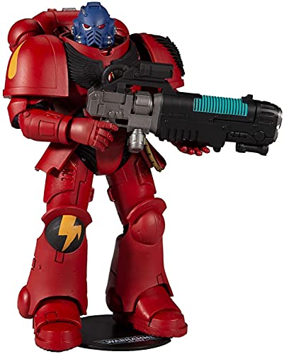 McFarlane 10916-0 7IN WV2-BLOOD Warhammer 40000 17,8 cm große Figuren WV2 – Blood Angels HELLBLASTER, rot, Einheitsgröße von McFarlane